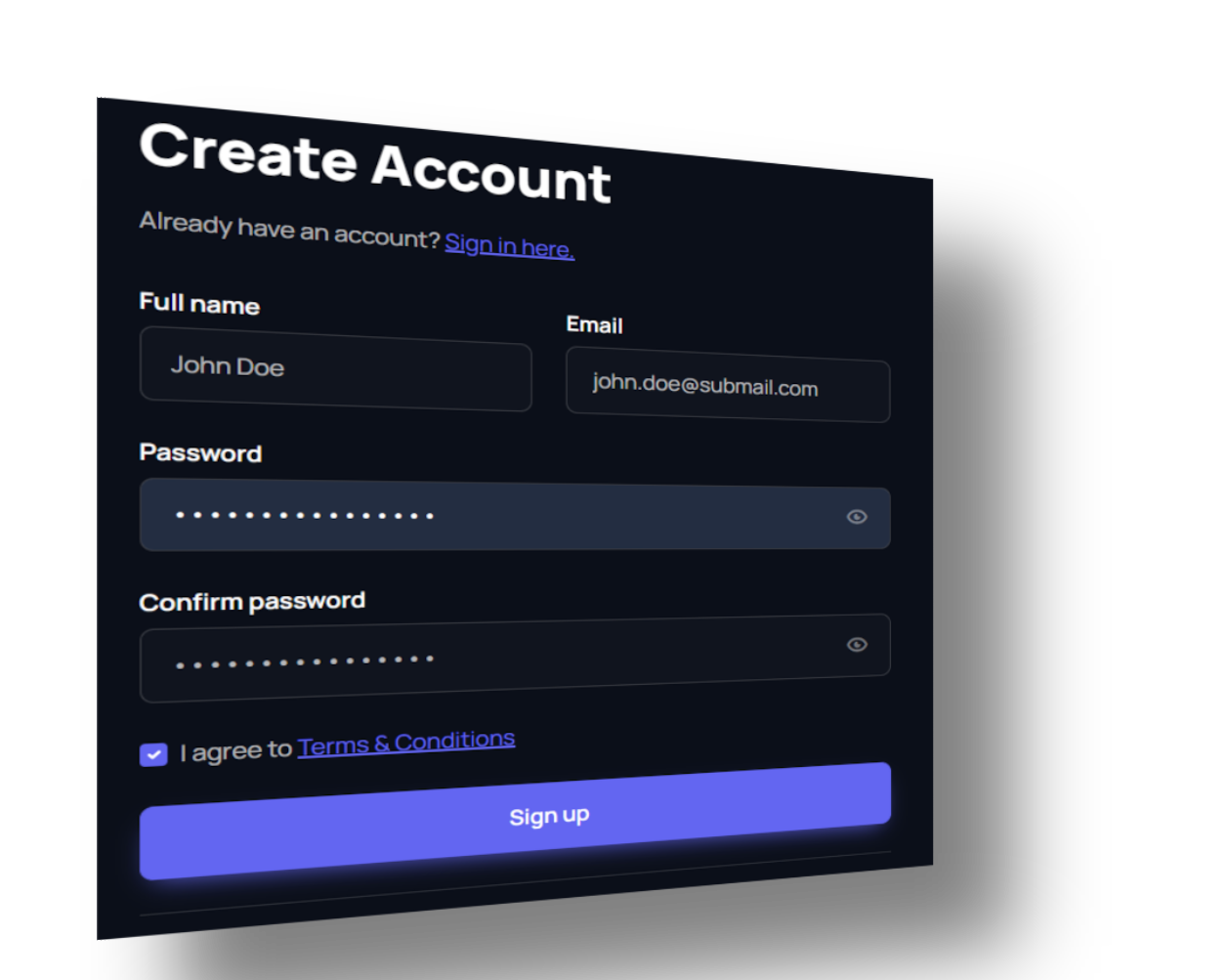 App screen